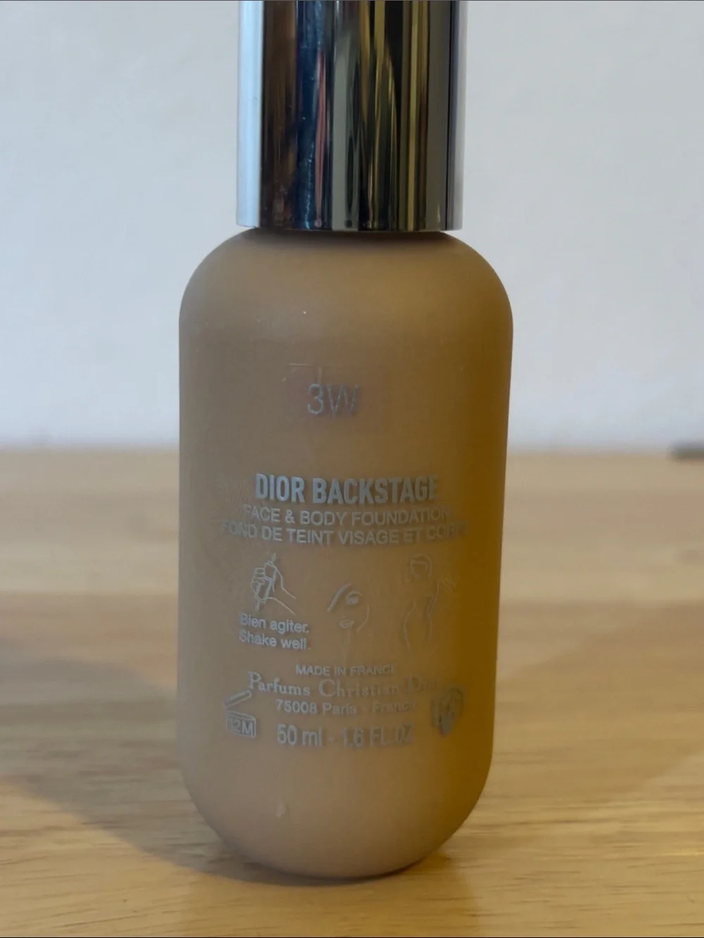 Dior Face and Body Foundation, Shade 3W
